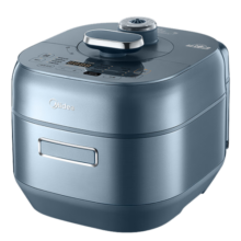 美的（Midea）IH电压力锅 速嫩感系列高压锅5L家用智能预约1600w猛火环绕加热电饭煲 8min速菜一锅双胆 精钢厚釜 【8分钟快手菜】S5970K 5L