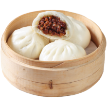 plus会员:冠华壹品 老面酱肉包 390g 6个
