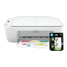 HP 惠普 DJ2775 喷墨多功能一体机 白色+ 682黑色双支墨盒套装