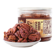 PLUS会员：三只松鼠 野生山核桃仁 100g/罐