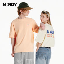 NERDY 24新款字母撞色短袖T恤
