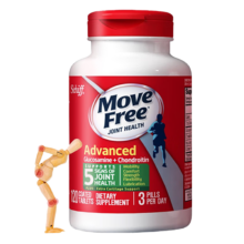 plus会员：益节Move Free 美国进口氨糖软骨素钙片 维骨力120粒 *3件