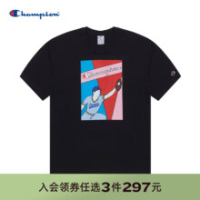 需入会、PLUS会员：Champion 冠军 情侣款 印花T恤 四十款任选