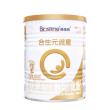 合生元（BIOSTIME）派星较大婴儿配方奶粉2段(6-12个月)350克 新国标