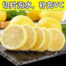 水果蔬菜 四川安岳 黄柠檬 大果120克起 *9斤
