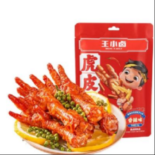 再降价、PLUS会员：王小卤 虎皮鸡爪 多味可选 68g*5件+赠卤豆腩120g