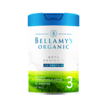 贝拉米（Bellamy's）澳洲原装进口有机白金版A2蛋白婴幼儿配方奶粉3段(12月以上) 3段800g/罐 保质期24年7月 奶粉