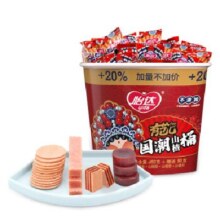 PLUS会员：怡达 山楂国潮桶 山楂片+条+酪+卷 4口味540g *2件