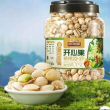 京东百亿补贴、Plus会员:三只松鼠罐装美国开心果1.1kg