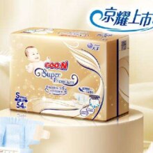 plus会员、京东百亿补贴：GOO.N 大王 光羽自在之息纸尿裤限s码54片