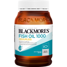 澳佳宝Blackmores 中老年鱼油澳洲鱼油无腥味深海鱼油软胶囊大罐超值装400粒