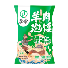 新活动、PLUS会员: 秦食 西安风味羊肉泡馍 395g