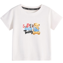 Classic Teddy精典泰迪 儿童短袖T恤 白色