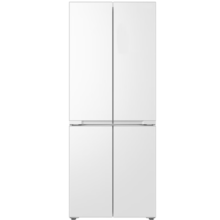 东芝（TOSHIBA）白珍珠 60cm超薄 零嵌入式十字四开门家用风冷 无霜变频 自动制冰 电冰箱 GR-RF450WI-PM151荧纱白 【白珍珠】429L超薄全嵌十字冰箱