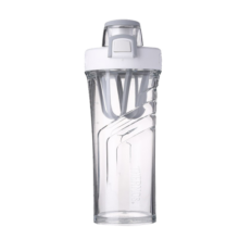 膳魔师 THERMOS 摇摇杯蛋白粉健身Tritan塑料杯子奶昔代餐运动水杯 TP4086 白色 710ML