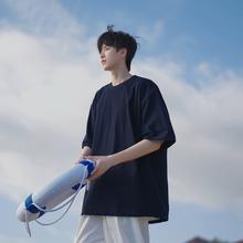 2件19.9 港仔文艺男纯棉圆领短袖t恤