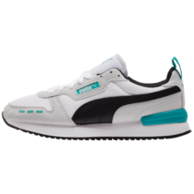 彪马（PUMA）官方 男女同款低帮情侣鞋撞色复古缓震跑步训练休闲鞋 R78 373117 白-黑色-灰色-绿色-52 39