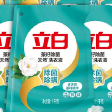 立白天然茶籽洗衣液  整箱家庭装 6kg