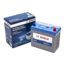 博世（BOSCH）汽车电瓶蓄电池免维护SLI55B24LS同6-QW-45上门安装以旧换新12V