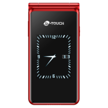 天语（K-Touch）V9S+ 4G全网通翻盖老年人手机超长待机大声音量大按键大字体商务备用移动联通电信红色