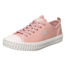 Skechers帆布鞋低帮鞋板鞋时尚饼干鞋155126 BLSH裸粉色 36.5