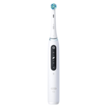 欧乐B（Oral-B） 欧乐B电动牙刷成人 小圆头牙刷情侣礼物iO5净白刷美白 云感微震科技声波 iO5白色