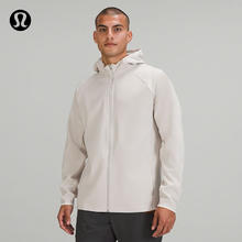 lululemon丨GridLiner 男士抓绒拉链连帽衫 LM3CZ4S 浅灰色 M