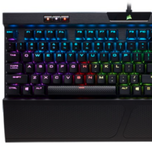美商海盗船(USCORSAIR) K70MK.2机械游戏键盘樱桃轴轴银轴K70 RGB 银轴 有线黑色