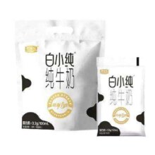 plus会员：概率券：君乐宝（JUNLEBAO）白小纯透明袋全脂纯牛奶180mL*6袋
