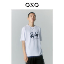 GXG男装 短袖T恤 白色