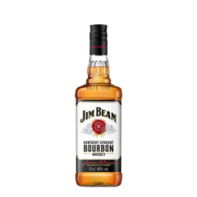 金宾Jim Beam波本威士忌 美国进口洋酒白占边 750ml*2（双支装）
