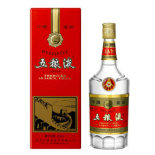 五粮液 晶质长城版 52度 浓香型白酒 375ml 单瓶 礼盒装