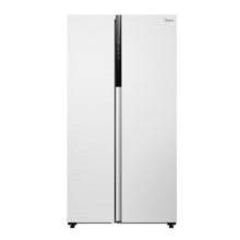 美的（Midea）9分钟急速净味543升对开门双开门白色家用电冰箱一级能效变频超薄大容量BCD-543WKPZM(E)京东小家