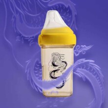 PLUS会员：HEGEN奶瓶防胀气PPSU原装进口龙年纪念龙瓶 240ml