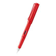 凌美（LAMY）钢笔签字笔 生日节日礼物学生成人练字文具 德国进口 狩猎系列限定款墨水笔 士多啤梨红 F0.7mm