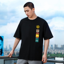 真维斯（JEANSWEST）短袖t恤男ins潮牌2024春夏季男女宽松oversize半袖衣服美式高街男 白色 纯色 M【推荐95-120斤】