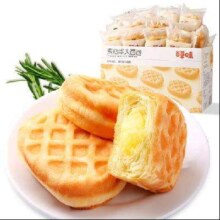 PLUS会员：百草味 夹心华夫面包 800g/箱 *4件