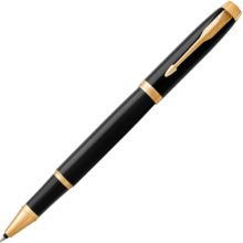 派克（PARKER）  签字笔 男女生日礼物商务送礼圆珠笔 IM丽雅黑金夹宝珠笔