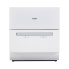 松下（Panasonic）洗碗机台式80℃高温除菌独立烘干软化水系统小型桌面台上台式洗碗机NP-K8RAH1D 甄选