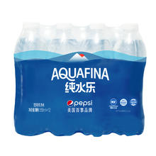 AQUAFINA 纯水乐 百事可乐饮用水 550ml*12瓶