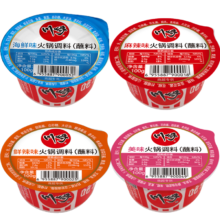 PLUS会员：川崎火锅蘸料 100g*4盒（麻辣+海鲜+美味+鲜辣）