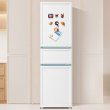 京东百亿补贴、PLUS会员：Haier 海尔 BCD-217WGHC3E9WV 白巧三门冰箱 217升