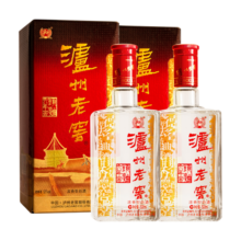 泸州老窖头曲 六年窖头曲 浓香型白酒 52度 500mL 2瓶 （附赠礼袋）