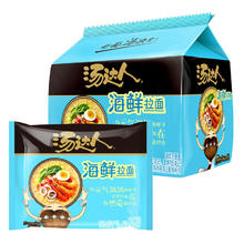 汤达人 海鲜拉面风味 方便面113g*5 五连包