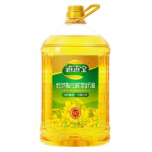 88VIP:道道全压榨菜籽油低芥酸食用油5L*1桶