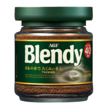 AGF冻干速溶黑咖啡粉日本进口MAXIM马克西姆自制美式生椰拿铁咖啡 AGF Blendy布兰迪醇和浓香80g