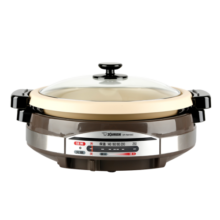 象印（ZO JIRUSHI） 象印多用途锅 不锈钢家用 多功能电火锅 料理蒸煮锅5.3L节日送礼 EP-RAH30C 3L