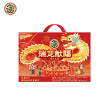 PLUS会员：徐福记 休闲零食茶点饼干蛋糕礼盒装 1244g