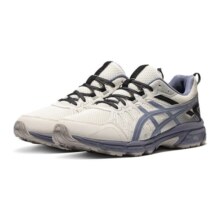 亚瑟士ASICS男子抓地缓冲跑鞋透气越野鞋GEL-VENTURE 7 MX 白色/藏青色 41.5