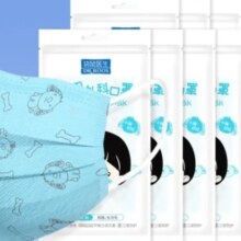 DR.ROOS 袋鼠医生 儿童医用外科口罩 灭菌型 蓝小狗 100只